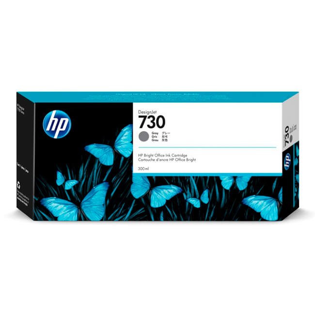 Tinta HP 730 original P2V72A Gray