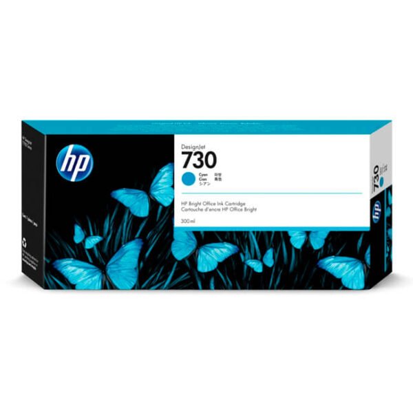 Tinta HP 730 original P2V68A Cyan