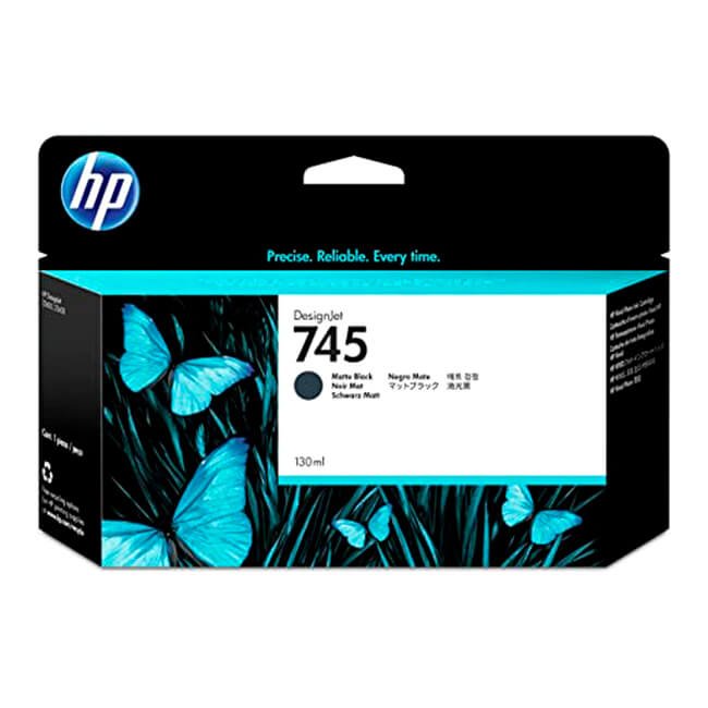 Tinta HP 745A original F9J99A Matte Black