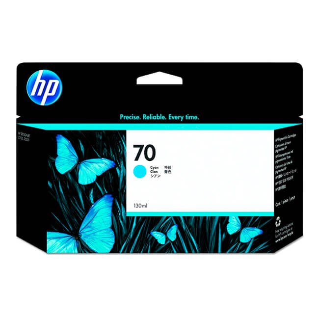 Tinta HP 70 original C9390A Cyan