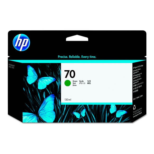 Tinta HP 70 original C9457A Green