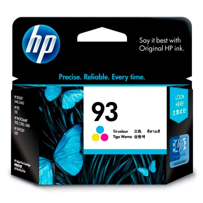 Tinta HP 93 original C9361WL Tricolor