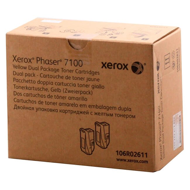 Toner Xerox 106R02611 Yellow Al mejor Precio Dual Pack