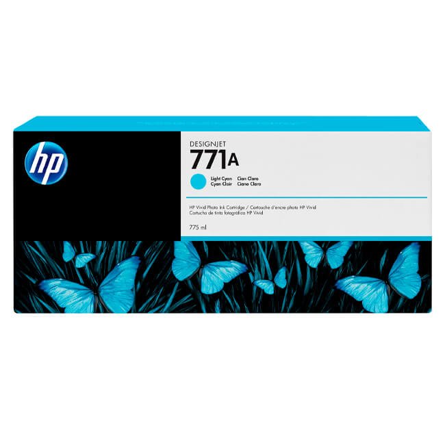 Tinta HP 771A original B6Y20A Lt Cyan