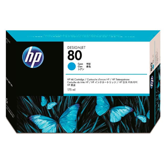 Tinta HP 80 original C4872A Cyan