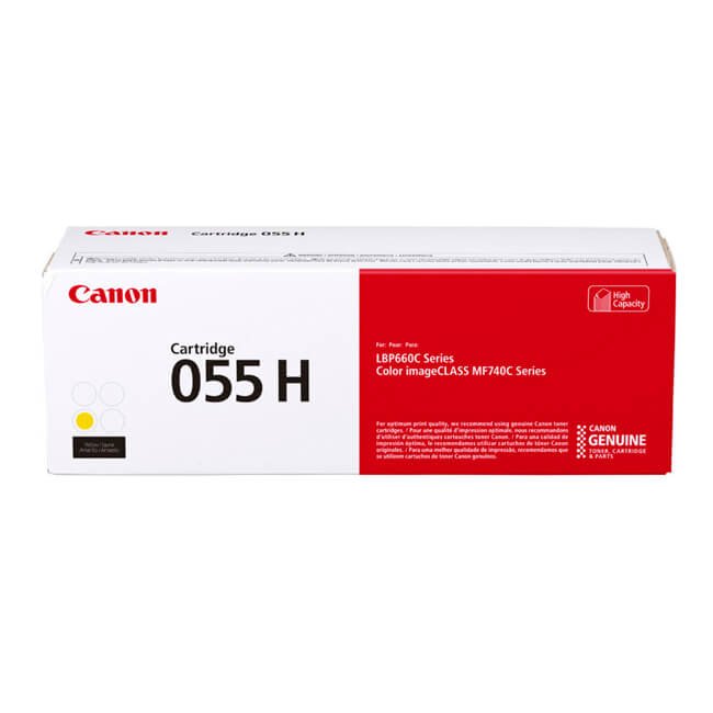 Tóner Canon 055 original Yellow H