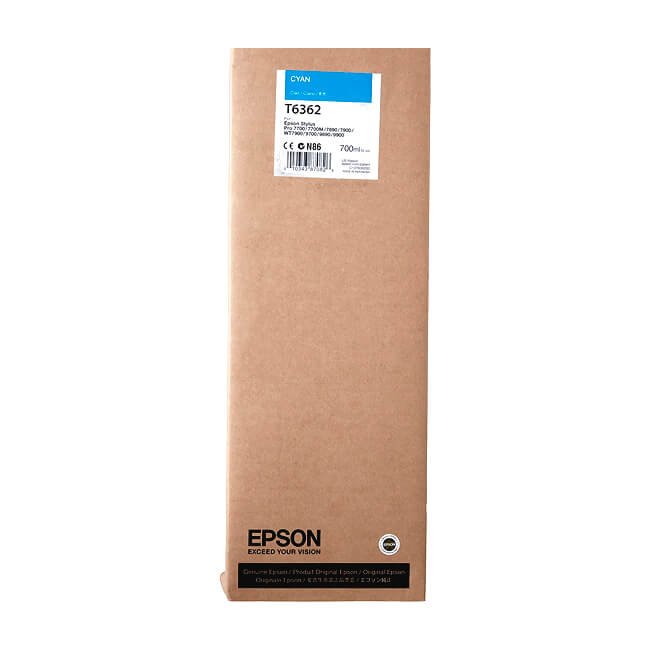 Tinta Epson T636200 original T6362 Cian Tinta Epson T636200 original T6362 Cian