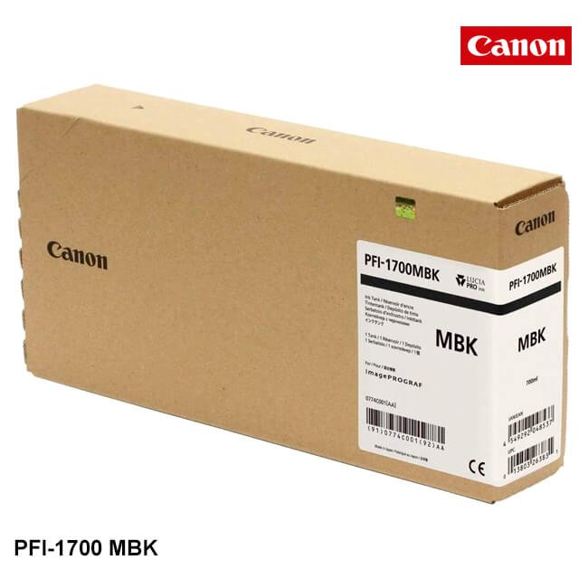 Tanque de Tinta Canon PFI-1700 MBK