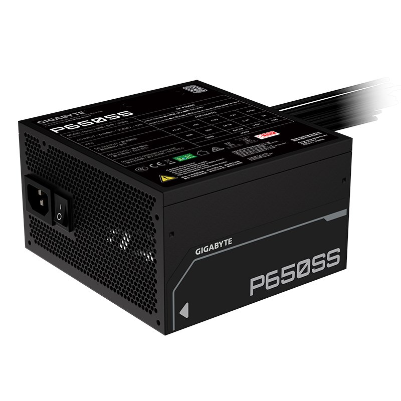 Fuente de alimentación Gigabyte P650SS , 650W, 80 PLUS Siver, Formato ATX. Fuente de alimentación Gigabyte P650SS , 650W, 80 PLUS Siver, Formato ATX.