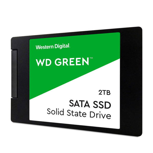 Unidad en estado solido Western Digital Green, WDS200T2G0A, 2TB, SATA 6Gb/s, 2.5”, 7mm.