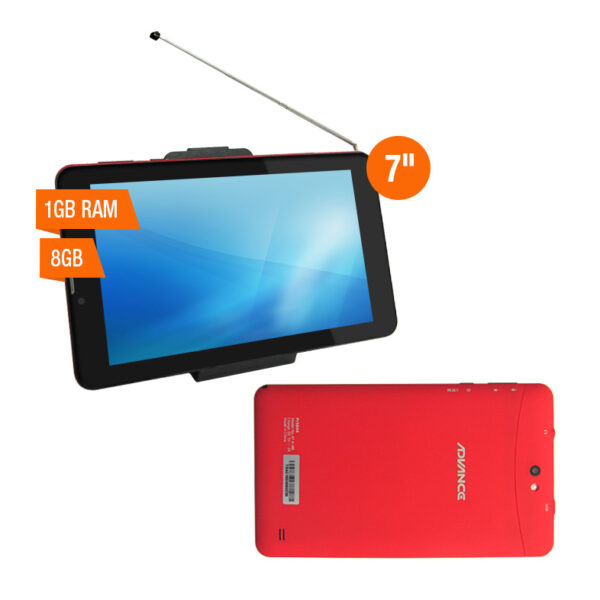 Tablet Advance Prime PR6144, 7” 1024×600, Android 4.4, 3G, Dual SIM, 8GB, 1GB, DTV.