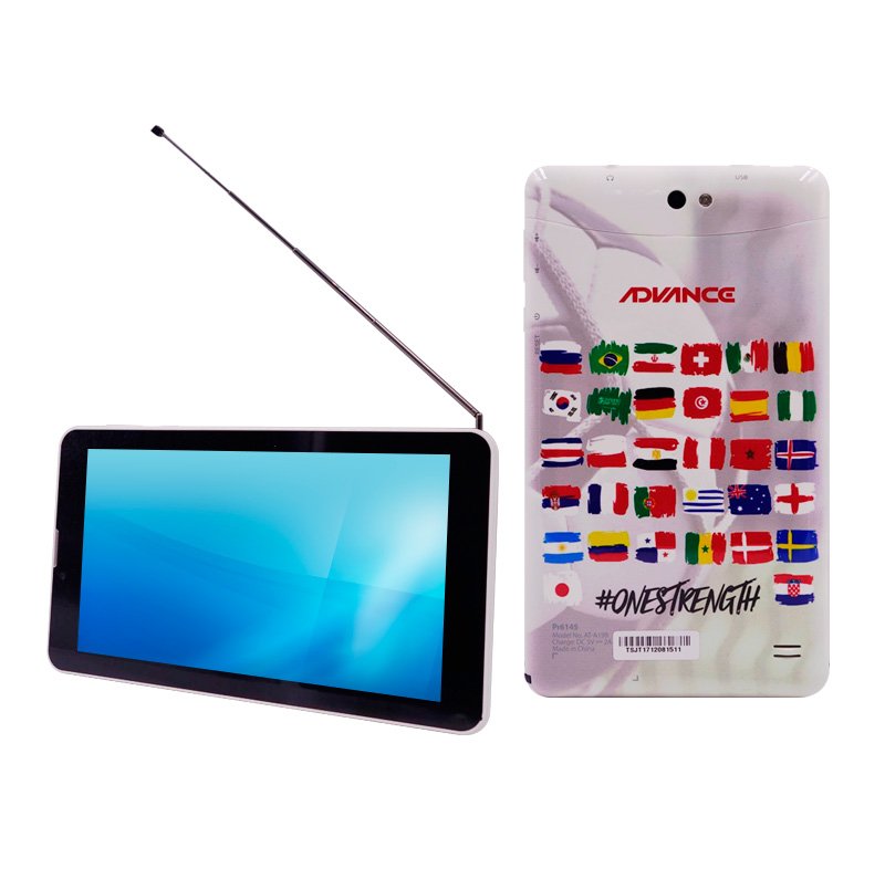Tablet Advance Prime PR6145, 7” 1024×600, Android 4.4, 3G, Dual SIM, 8GB, 1GB, DTV.