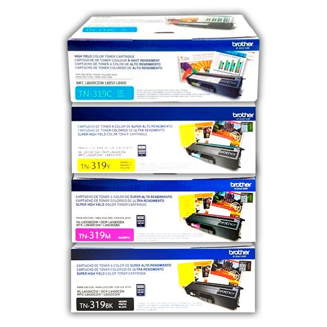 Toner Brother MFC L8850, L8600CDW TN-319 Pack Original Toner Brother MFC L8850, L8600CDW TN-319 Pack Original