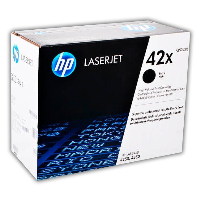 Toner HP LaserJet 4250n , 4240, 4350 42x Negro