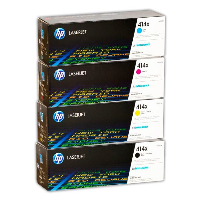 Toner HP LaserJet mfp m479, m454dw, m479fdw 414X-Pack