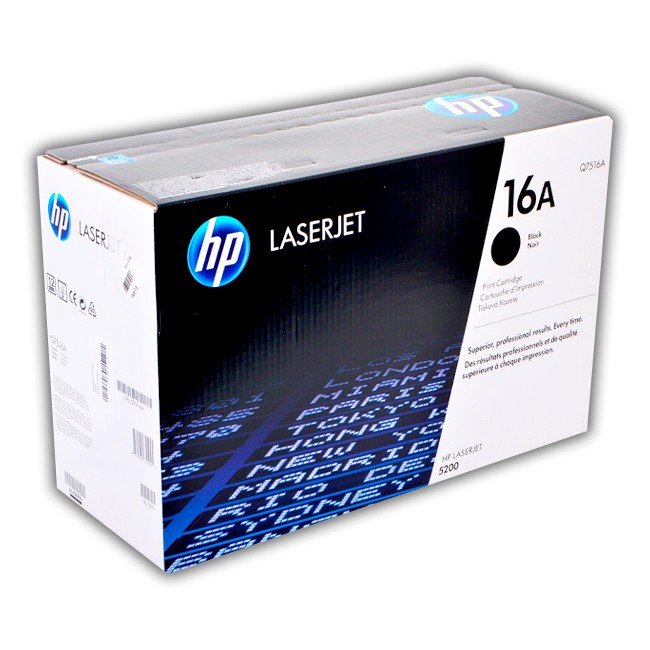 Toner HP LaserJet Q7516A Negro 16A Original