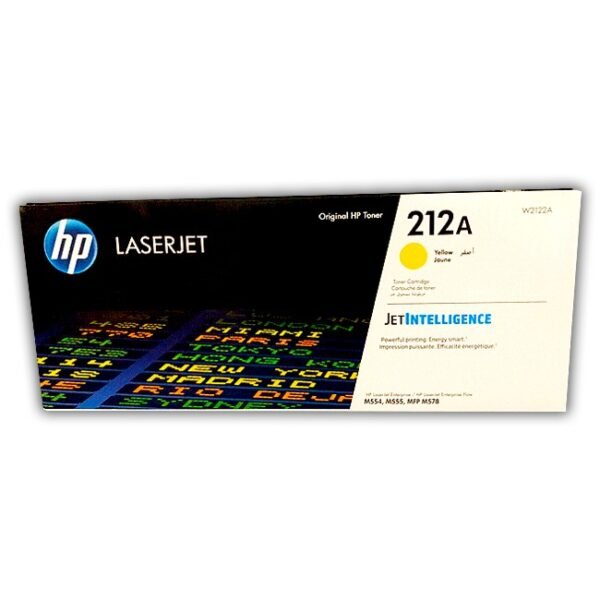 Toner HP W2122A LaserJet 212A Amarillo Precio Original