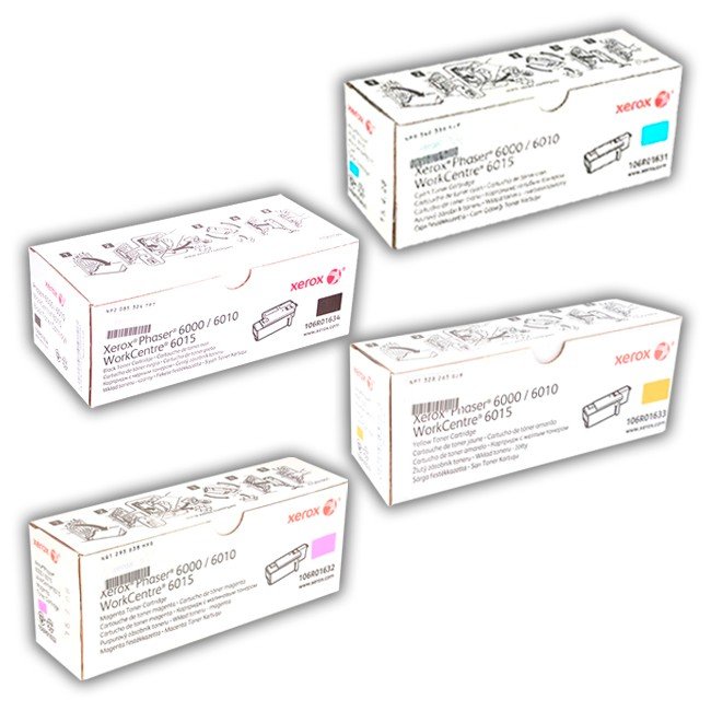 Toner Xerox 6000, 6010, 6015 Pack Al Mejor Precio Toner Xerox 6000, 6010, 6015 Pack Al Mejor Precio